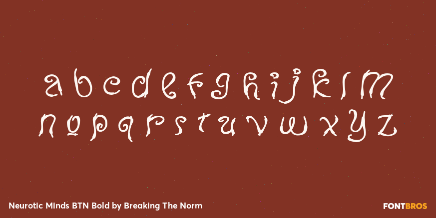 Neurotic Minds BTN Bold Font Poster #1