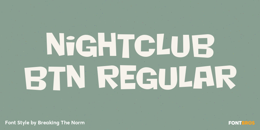 Nightclub BTN Regular Poster