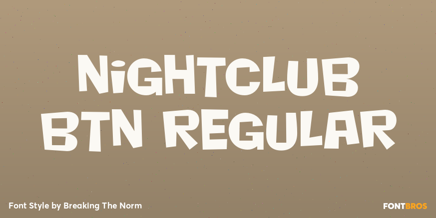 Nightclub BTN Regular Poster