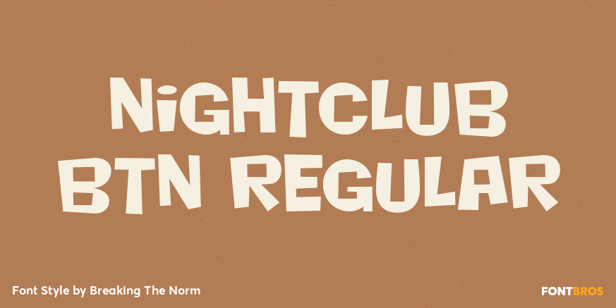 Nightclub BTN Regular Poster