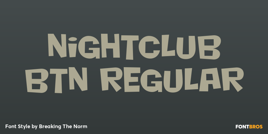 Nightclub BTN Regular Poster