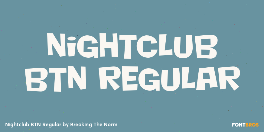 Nightclub BTN Regular Poster