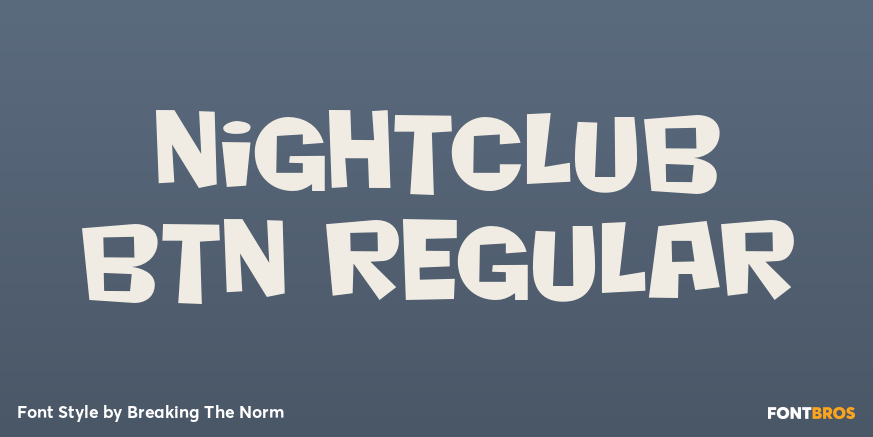 Nightclub BTN Regular Poster