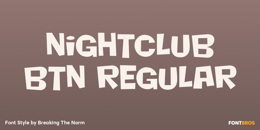 Nightclub BTN Regular Poster