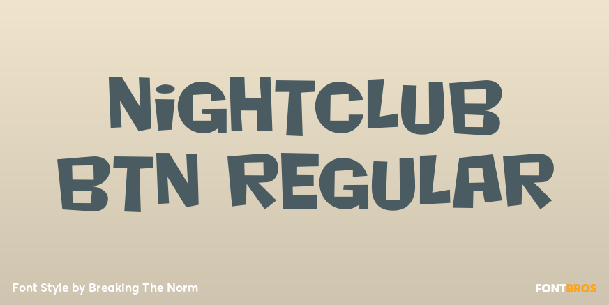 Nightclub BTN Regular Poster