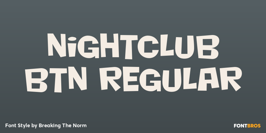 Nightclub BTN Regular Poster