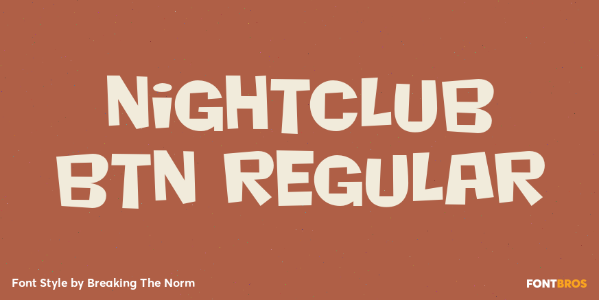 Nightclub BTN Regular Poster