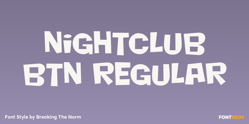 Nightclub BTN Regular Poster