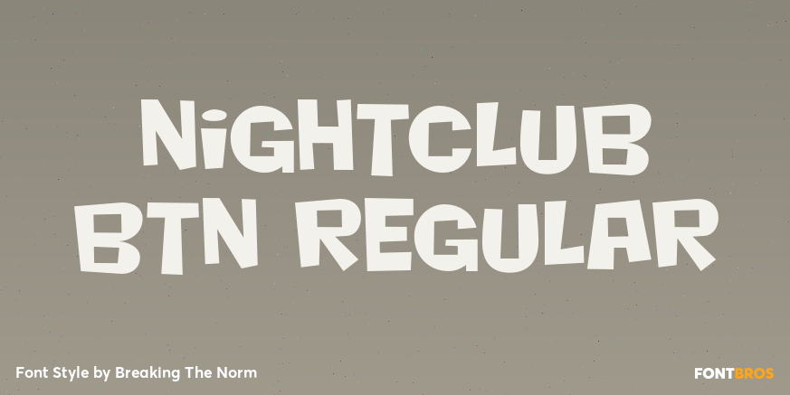 Nightclub BTN Regular Poster