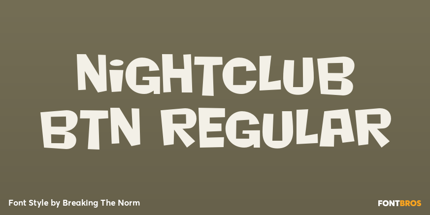 Nightclub BTN Regular Poster