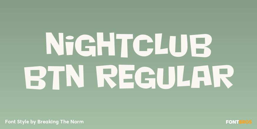 Nightclub BTN Regular Poster