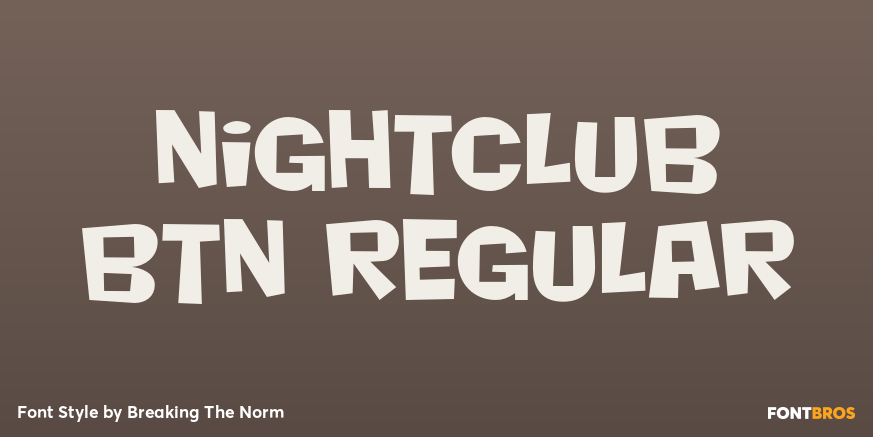 Nightclub BTN Regular Poster