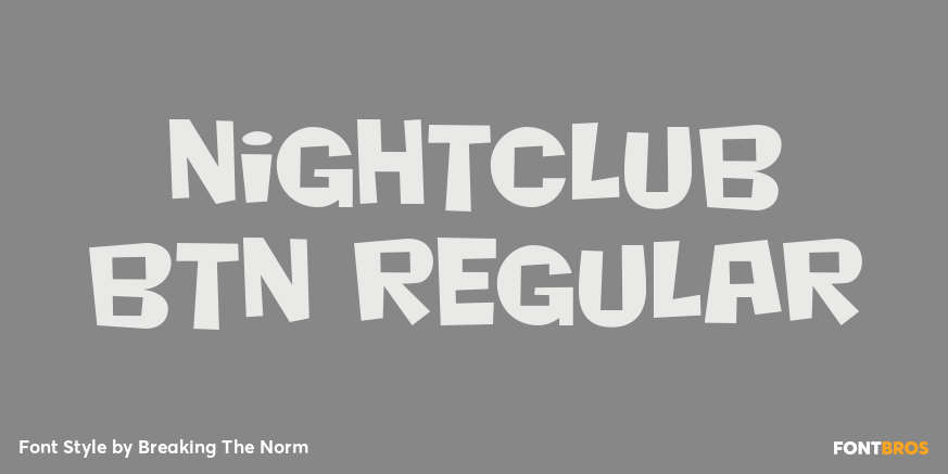 Nightclub BTN Regular Poster