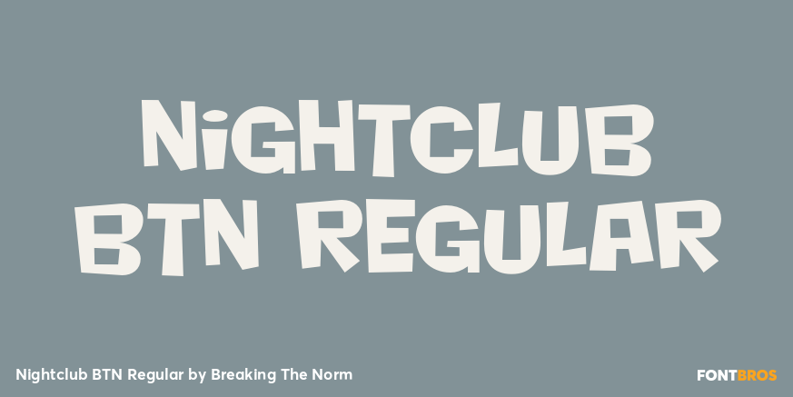 Nightclub BTN Regular Poster