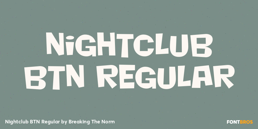 Nightclub BTN Regular Poster