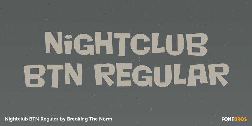 Nightclub BTN Regular Poster