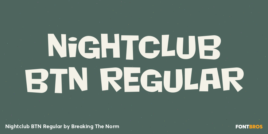 Nightclub BTN Regular Poster