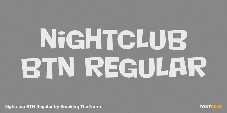 Nightclub BTN Regular Poster