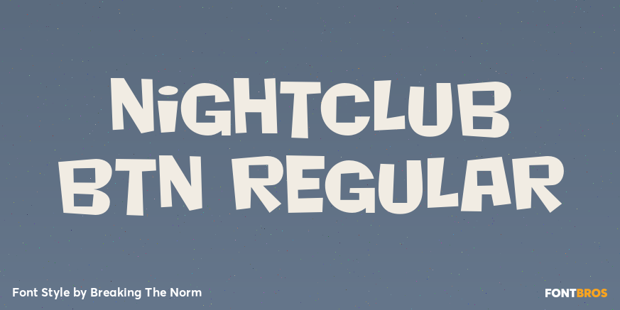 Nightclub BTN Regular Poster