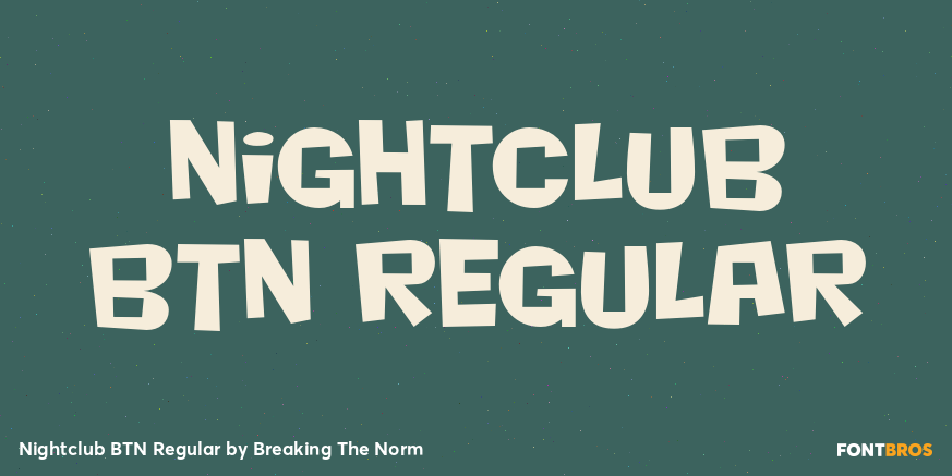 Nightclub BTN Regular Poster