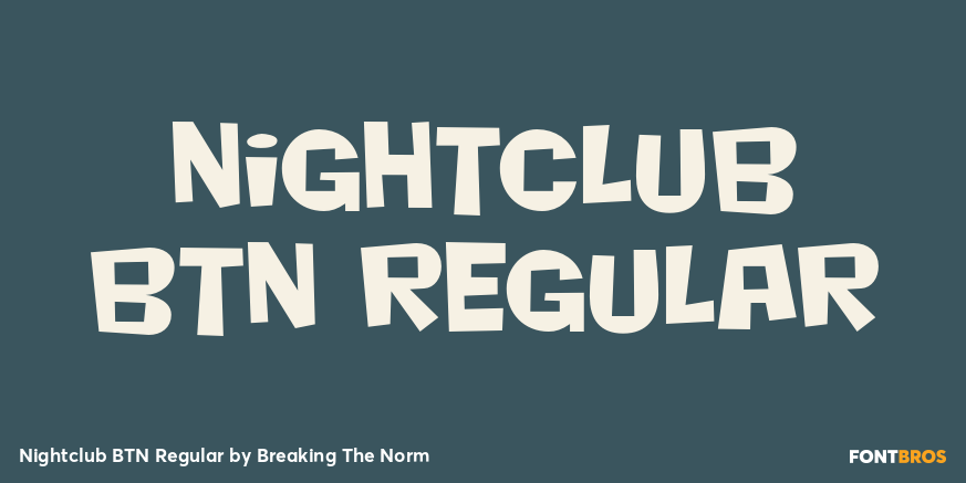 Nightclub BTN Regular Poster