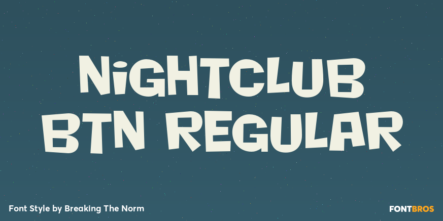 Nightclub BTN Regular Poster