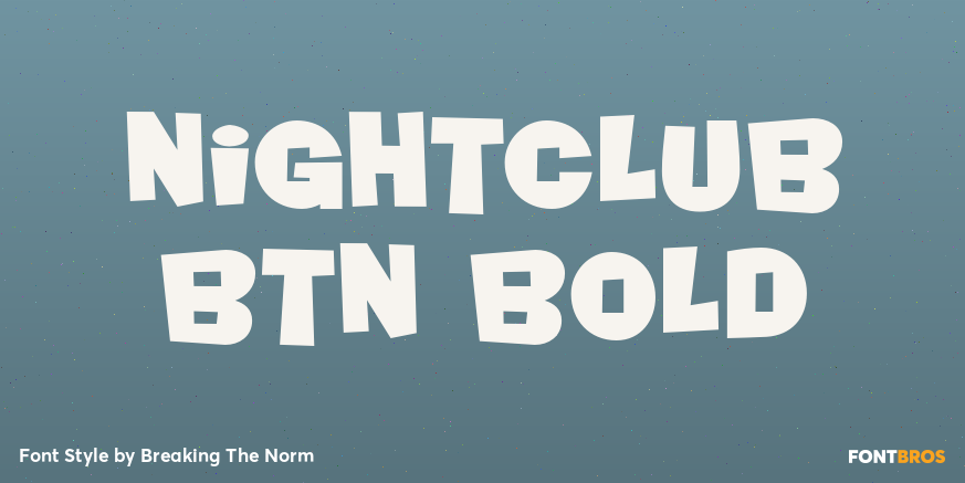 Nightclub BTN Bold Poster
