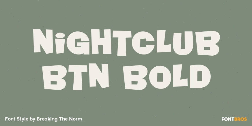 Nightclub BTN Bold Poster