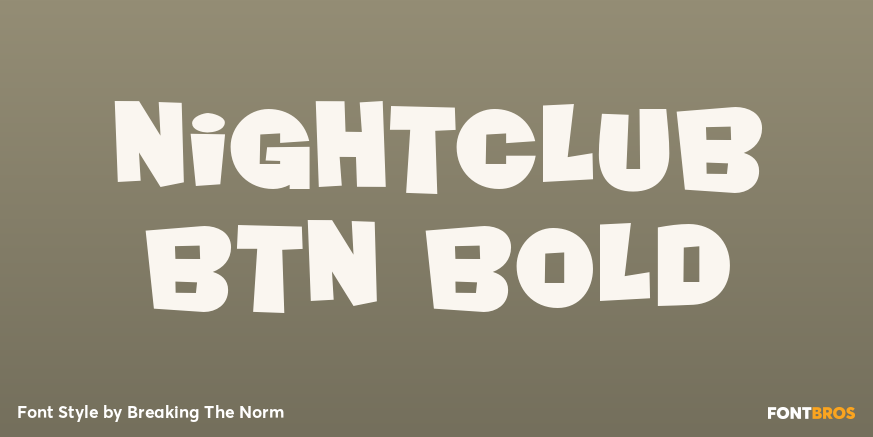 Nightclub BTN Bold Poster