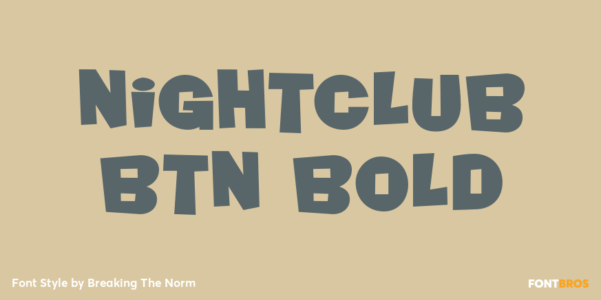 Nightclub BTN Bold Poster
