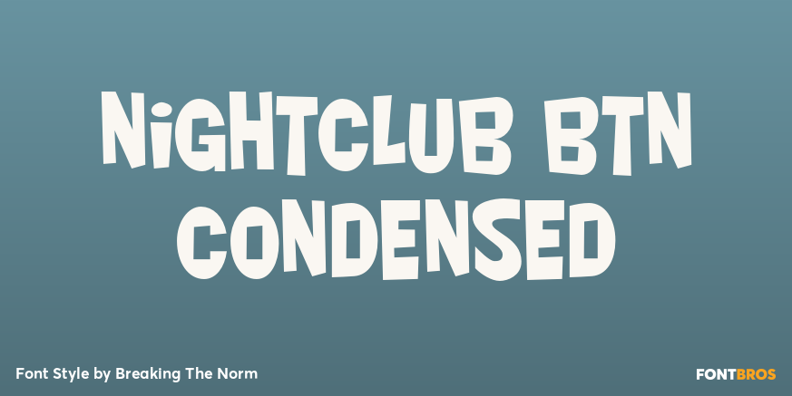 Nightclub BTN Condensed Poster