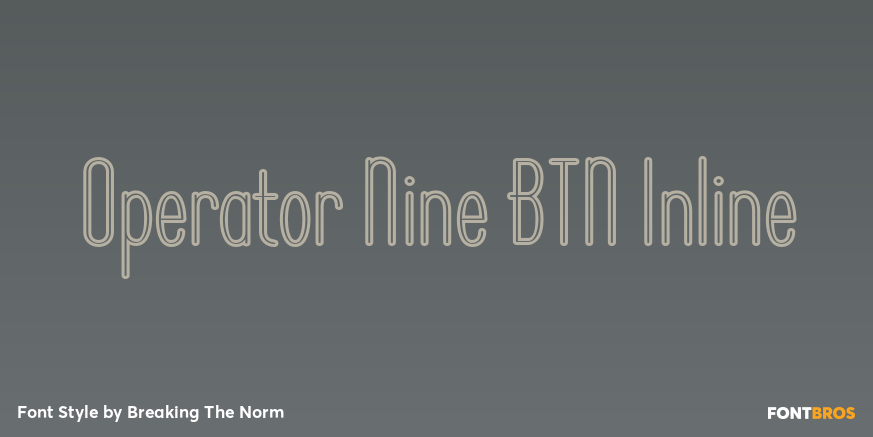 Operator Nine BTN Inline Poster