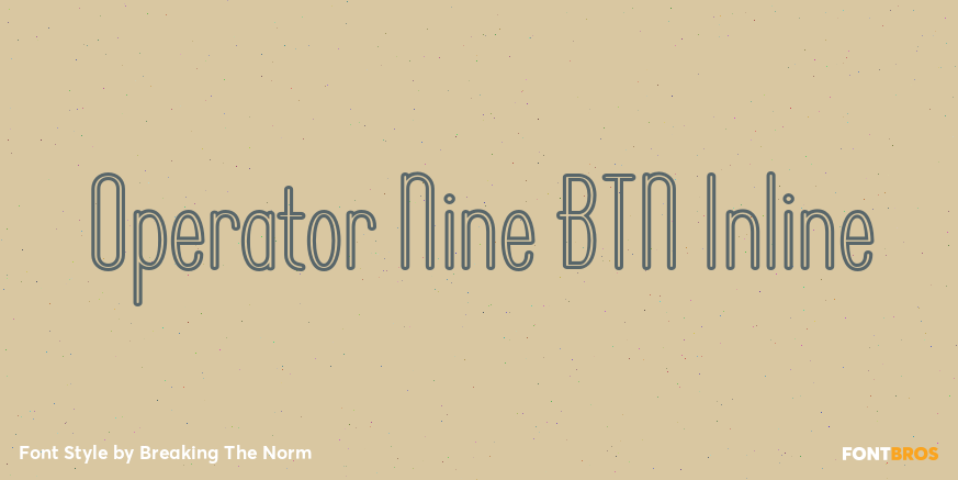 Operator Nine BTN Inline Poster