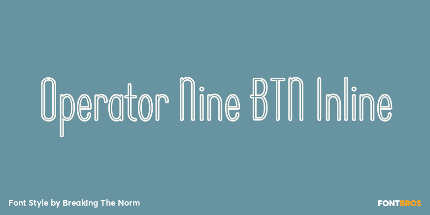Operator Nine BTN Inline Poster