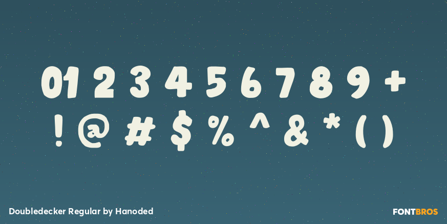 Doubledecker Regular Font Poster #4