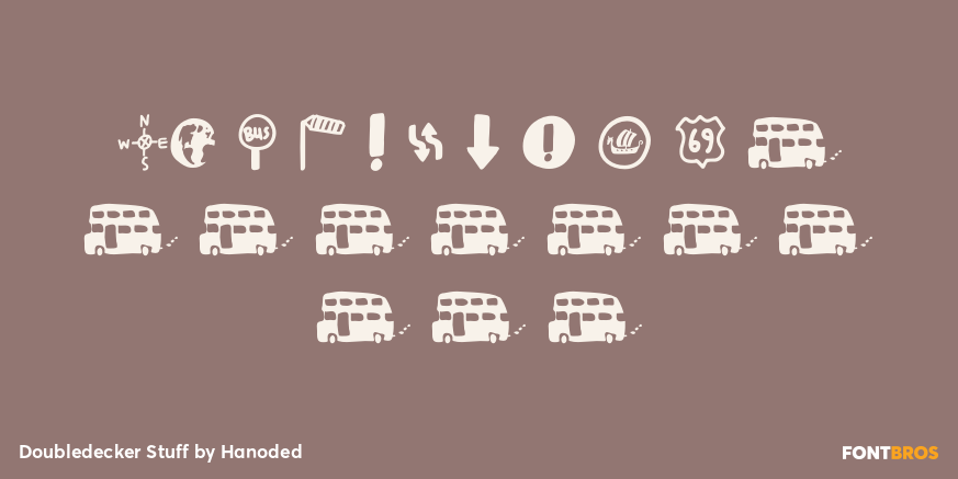 Doubledecker Stuff Font Poster #4