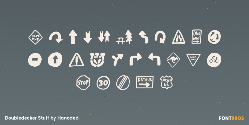 Doubledecker Stuff Font Poster #1