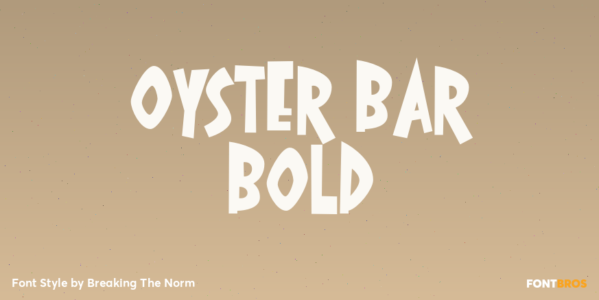 Oyster Bar Bold Poster