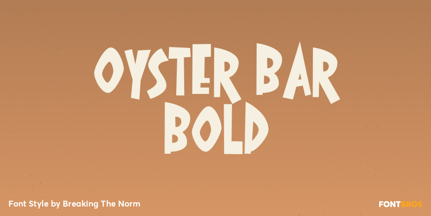 Oyster Bar Bold Poster