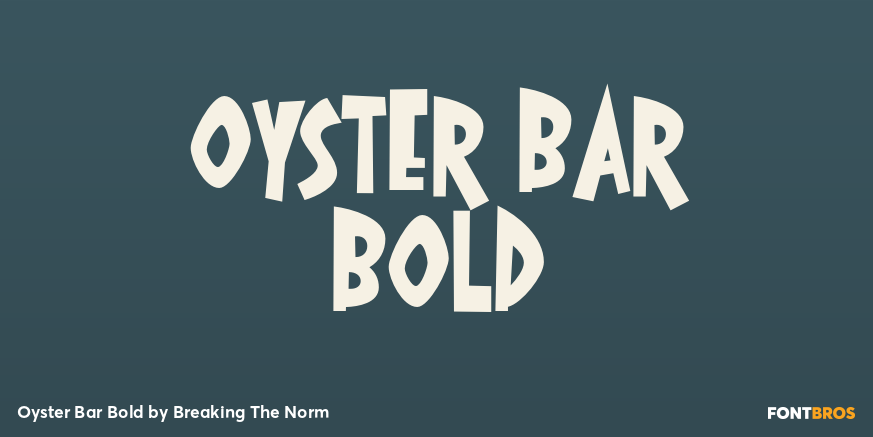 Oyster Bar Bold Poster
