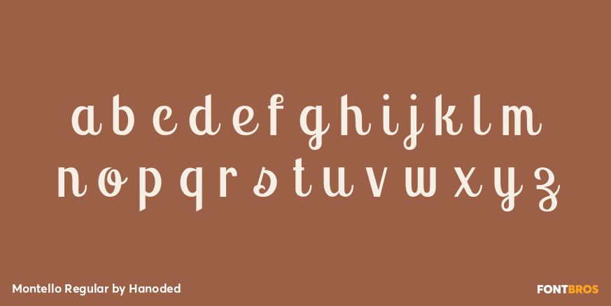 Montello Regular Font Poster #3