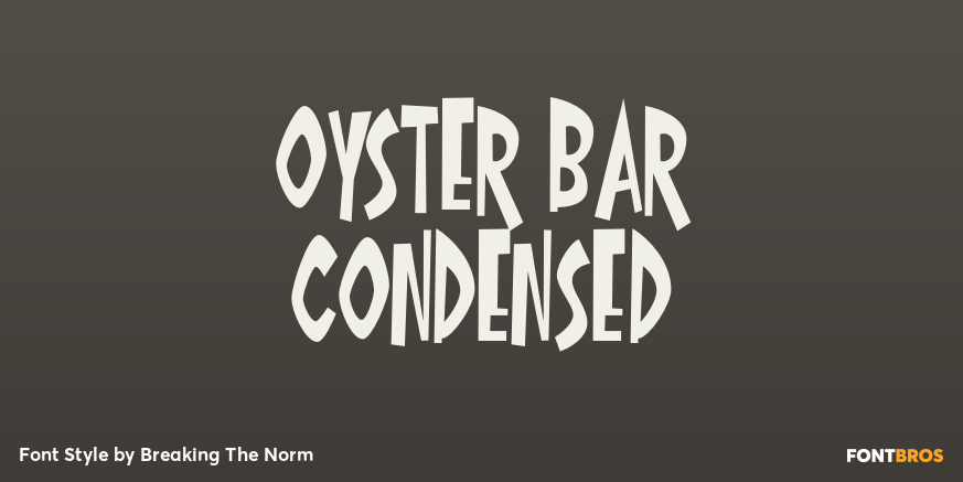 Oyster Bar Condensed Poster