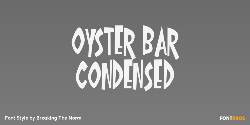 Oyster Bar Condensed Poster