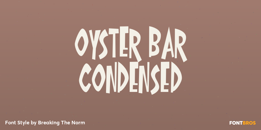 Oyster Bar Condensed Poster