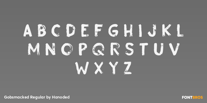 Gobsmacked Regular Font Poster #2