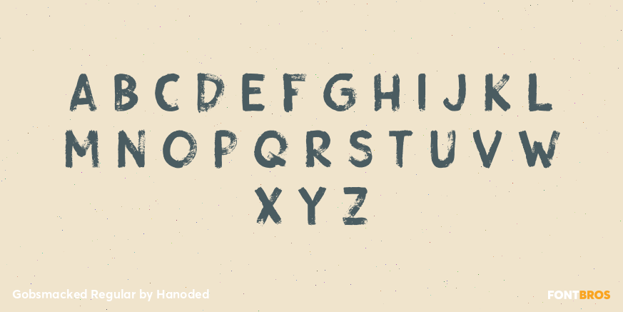 Gobsmacked Regular Font Poster #3