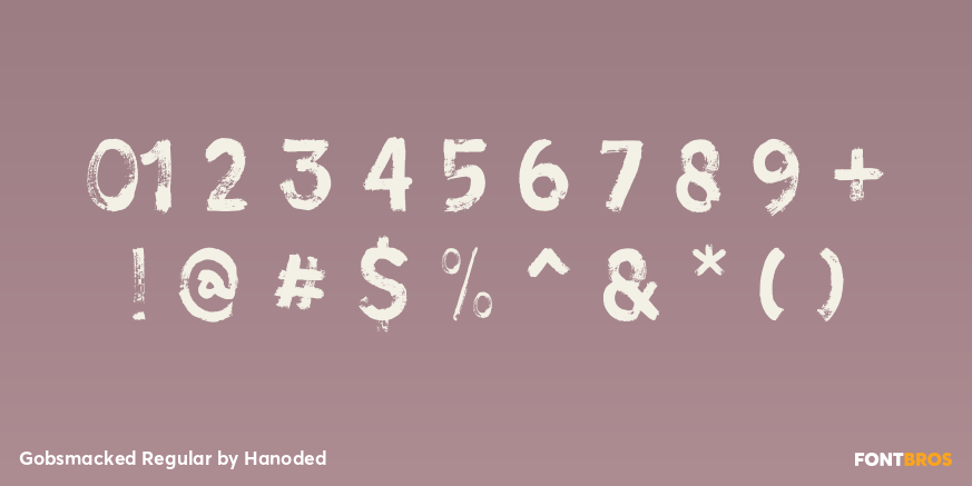 Gobsmacked Regular Font Poster #4