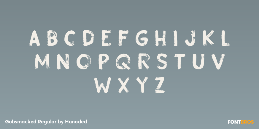 Gobsmacked Regular Font Poster #1