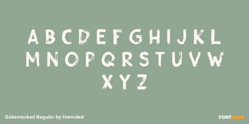 Gobsmacked Regular Font Poster #1