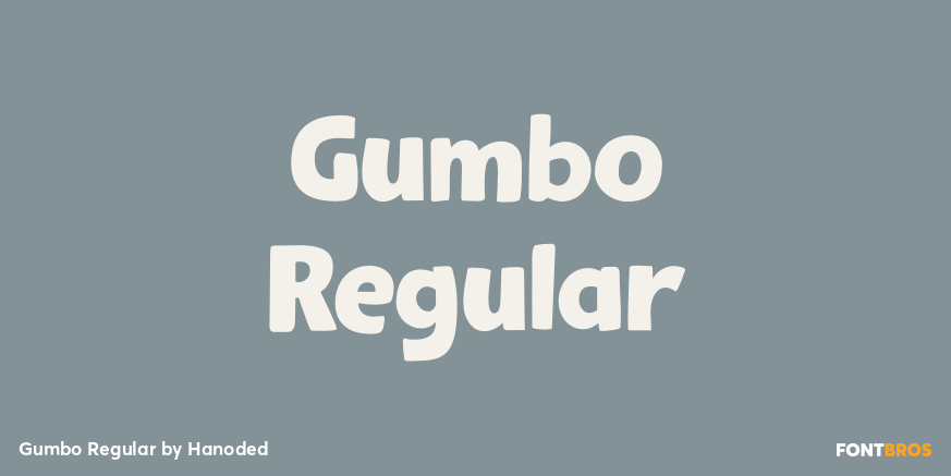 Gumbo Regular Poster